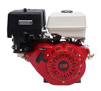 Motore a benzina 420 CC 15 CV 9 KW 4 tempi, motore industriale, 1 cilindro, raffreddato ad aria, di alta qualità, con allarme dell'olio (3600r/min, diametro dell'albero di 25 mm), silenziatore leggero