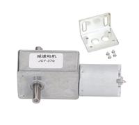 Motore a corrente continua da 25 kg·cm, albero doppio da 12 mm, con blocco automatico e funzionamento reversibile, motore a vite senza fine; motore riduttore a corrente continua da (3RMP)