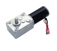 Motore a corrente continua PMDC tubolare ad alta potenza 12v 24v riduttore a vite senza fine ad angolo retto riduttore a basso numero di giri motori for porte scorrevoli(Single motor,12R,12V)
