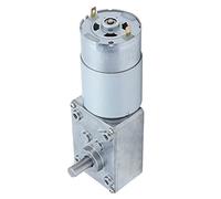 Motore a ingranaggi a vite senza fine DC con 2 cuscinetti a sfera alle estremità, motore a ingranaggi in metallo autobloccante, albero di uscita da 8 mm, corpo in lega di zinco per (CC 12 V 260