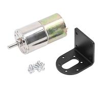 Motore a ingranaggi a vite senza fine DC, micro motore elettrico in lega di alluminio con spazzole e blocco automatico, 12 V 10 W con supporto di montaggio per l’automazione indust (0-10 giri al