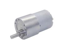 Motore a ingranaggi JGB37-3530 12/24V DC, 37mm, scatola interamente metallica, 4 giri/min-1600 giri/min, albero eccentrico ad alta coppia, 1 pezzo(59RPM,12V)
