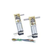 Motore a ingranaggio a vite senza fine 1218-N20 DC Encoder Motore a bassa velocità con micro ingranaggio singolo/doppio albero 3V 6V12V(Without fixed seat,3V 95rpm,Single shaft)