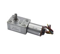 Motore a riduzione JGY370 Motoriduttore DC a Vite Senza Fine Turbo con Encoder Hall, Motore Autobloccante 12V Reversibile Mini 4wd Motore di Alimentazione Automatico for Auto variabile rotante ( Color