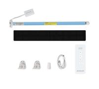 Motore a rullo ricaricabile Zigbee per tubi da 17/25/28 mm, motore intelligente, app/lingua, hub Tuya Zigbee richiesto (+pannello solare, telecomando a 9 vie)
