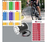 Motore a spazzole 1000W 36V 3000RPM Motore tipo MY1020 Motore elettrico DC spazzolato per scooter Go-Kart Bici elettriche