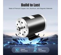 Motore a spazzole 36V Motore DC 1000W Motore 3000 giri/min Motore a catena 25H-11T Biciclette elettriche Scooter Durevole Potente Sicuro Facile da pulire