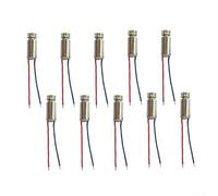 Motore a vibrazione 4 x 8 mm 1,5 V-3 V 8000 giri/min spazzolato DC Coreless tipo per zaini intelligenti telefoni cellulari e dispositivi elettrici 10 pezzi