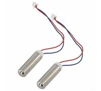 Motore a vibrazione da 3,7 V, 2 pezzi, motore CC senza core, 7 x 25 mm, 18000 giri/min, 3,7 V, per spazzolino elettrico, massaggiatore fai da te e giocattoli elettrici, materiale metallico