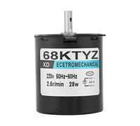 Motore AC 68KTYZ 2.5RPM / 20RPM / 30RPM / 110RPM 220V Motore elettrico a ingranaggi Motore di riduzione sincrono a magnete permanente ad alta coppia (2,5 giri/min)