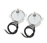 Motore AC, Motore AC 2 Pezzi, Motore Elettrico Sincrono con Direzione CCW/CW 15-18RPM 4W, Utilizzato Principalmente per Ventilatori Elettrici, 220-240V, Motori dei Ventilatori