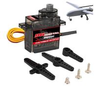 Motore Attuatore Digitale - Servomotore Digitale ad Alta coppia,Accessorio Robotico 1400g Angolo 180 Gradi Basso Rumore,Per Appassionati e Adolescenti