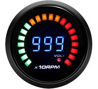 Motore Auto Digitale 52Mm 2Pollici Calibro Di Tachimetro RPM Kit Manometro Misur