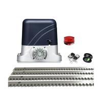Motore automatico for apertura cancello scorrevole da 1400 libbre 600 kg con telecomando Effettua un ordine e invia 1 maschera Stabile e Affidabile(Kit 2)