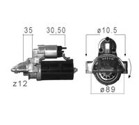 Motore Avvio EM568Q LRS027011 115732 CC1T 11000 Ba 1741087 25-4384 DRS0921