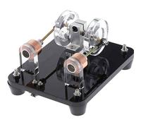 Motore brushless a doppia bobina, motore senza spazzole per esperimenti elettrici per tecnologia, giocattolo, regalo, decorazione da scrivania, opera d'arte strumento per esperimenti di fisica