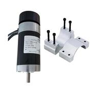 Motore brushless DC da 500 W, ad alta velocità e coppia elevata, motore mandrino raffreddato ad aria DC 0-48 V + 1 set di staffe