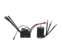 Motore brushless F540 4370KV con ESC impermeabile da 60 A, set ESC per motore di auto RC con connettori a banana dorati da 4 mm, per veicoli in scala 1/10, alta coppia, 800 W, (3300 kf)