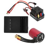 Motore brushless S3650 5200KV con ESC brushless da 60 A e set di schede di programmazione, motore impermeabile ad alta coppia a 4 poli e 12 slot per auto RC 1/10, compatibile con