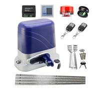 Motore Cancello Scorrevole, Apricancello elettrico automatico for operatore del garage con porta scorrevole da 1300 kg con attuatore remoto del motoriduttore in acciaio da 4 m(KIT9)