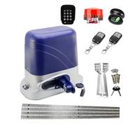 Motore Cancello Scorrevole, Apricancello elettrico automatico for operatore del garage con porta scorrevole da 1300 kg con attuatore remoto del motoriduttore in acciaio da 4 m(Kit 11)