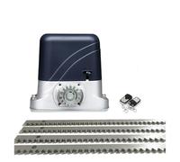 Motore Cancello Scorrevole, Motore automatico for apertura cancello scorrevole da 1400 libbre 600 kg con telecomando Effettua un ordine e invia 1 maschera(Kit 1)