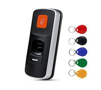 Motore Cancello Scorrevole, OBO RFID Controllo Accessi porte Kit System Set 125KHz biometrica + elettrico magnetici serrature elettroniche + DC12V. Alimentazione elettrica(I90 with Keys)