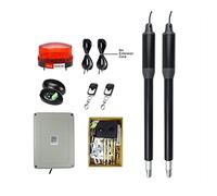 Motore Cancello Scorrevole, Regolatore WiFi Attuatore lineare elettrico 300 kg Motore di apertura automatica del cancello a battente con doppio kit di braccia spesse for vialetto(Dark Grey)