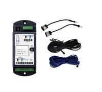 Motore Cancello Scorrevole, Sensore di sicurezza for porta scorrevole automatica con raggio singolo da 10 m, fotocellule a infrarossi(1 beam black)