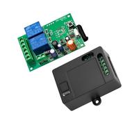 Motore Cancello Scorrevole, Telecomando senza fili 433Mhz AC220V 2CH Ricevitore e trasmettitore relè universale Rf for il controllo del motore della porta del garage e del cancello(1RC)