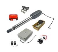 Motore Cancello Scorrevole, WIFI Controlli PKM-C02 Kit apricancello automatico singolo solare for impieghi gravosi for vialetto for cancelli a battente fino a 15 piedi(Kit d)