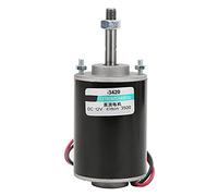 Motore CC Mtlavishness a magneti permanenti ad alta velocità e bassa rumorosità CW CCW Mini motori elettrici a spazzole 30W 12V 3500 RPM - Ideale per macchine per zucchero filato, (12V 3500