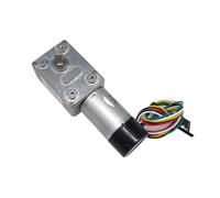 Motore CC ZGY370EC con encoder Hall 11PPR JGY370 Codifica coppia elevata del motoriduttore a vite senza fine DC12V 5-200 giri/min,Stampanti 3D/Robot/CNC fai-da-te(260)