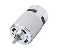 Motore con cuscinetto a sfere, motore stabile CC 12-24 V grande, doppia vite ad alta velocità per alta velocità di rotazione anteriore e posteriore diametro albero 5 mm