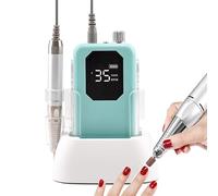 Motore Coreless Ricaricabile Da 35000 Giri/min, Capacità Della Batteria Da 2500 Mah Trapano Per Unghie a Tinta Unita Silenzioso Senza Rumore Con Stazione Di Ricarica,A8