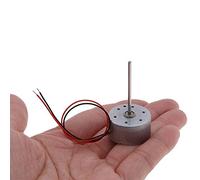 Motore corrente continua 1Pcs 3v-6v Bassa tensione che avvia 300 Motore solare muto, albero lungo CC, for la fabbricazione fai-da-te, parti del driver fai-da-te FUZEGRDLI