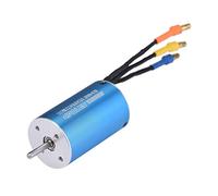 Motore da 5900kv, Motore a Motore Senza spazzole RC a 4 Pole Senza Cuscinetto 2845 Albero Senza sensore di sensore 3,175 mm per 1/12 1/14 Accessorio per Auto RC in Scala in Scala