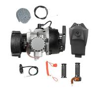 Motore da bicicletta a 2 tempi da 49,85 cc, con avviamento a fune, motore a cilindro singolo per mini dirt bike, beach bike, ATV e scooter, incluso carburatore e filtro dell'aria, costruzione leggera