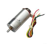 Motore DC 12V Encoder per Auto Bilancianti DIY(JGA25-370-1260-34K) | Encoder integrato, rilevamento posizione, controllo loop chiuso, per ideale per algoritmi PID, sviluppo progetti smart
