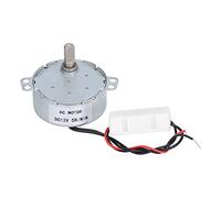 Motore DC 4W 5RPM - motoriduttore 5rpm, velocità bassa, coppia elevata, funzionamento silenzioso, direzione CCW & CW, albero piatto resistente a calore e corrosione, per ventilatori massaggiatori espo