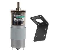 Motore DC a ingranaggi micro, bassa velocità, CW CCW, magnete permanente 24V, riduttore metallo, alta coppia e funzionamento silenzioso - lunga durata e protezione da (10 giri/min)