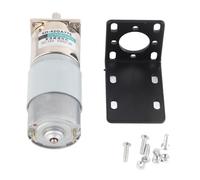 Motore DC con Ingranaggi Metalliche, Mini 12V Bassa Velocità, Rotazione CW CCW, Supporto Permanente - Alta Durata, Coppia Potente, Ideale per Robotica e Controllo Sportivo (30 giri/min)