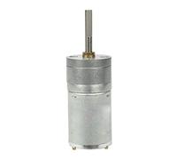 Motore DC con riduttore, Motore a ingranaggi CC JGA25-370 6V/12V/24V Diametro 24mm Diametro albero 4mm Lunghezza albero 25mm(24v,17rpm)