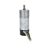 Motore DC con riduttore, Motore a vite senza fine CC microspazzolato con encoder 6 V/12 V/24 V 12-1931 giri/min GM25-370(6v,1360rpm)