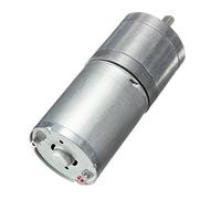 Motore DC con riduttore, Motore CC con riduttore JGA25-370 25GA-370 6/12/24 V 0,15-0,42 A 25 mm Albero 4x8 mm 12-1360 giri/min(12v,620rpm)