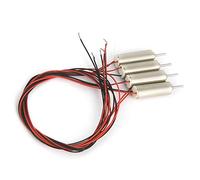 Motore DC Micro Senza Spazzole, 4,5V 31440 RPM, 4x12mm, Alta Velocità, per Modellismo RC Auto e Robot, 4 Pezzi