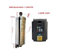Motore del mandrino, CNC 2.2KW 1.5KW Convertitore di frequenza VFD Driver a frequenza variabile Inverter 800W 1500W 2200W Motore mandrino ER11 ER20 Mandrino(VFD 1.5KW-800W Motor)