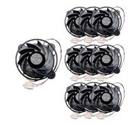 Motore Della Ventola Di Raffreddamento Del Frigorifero, A Tre Fili, Dimensioni 100x100, 10 Pezzi, Compatibile For Samsung/Haier DC 12V 0,26A 12035GE-12M-YT.