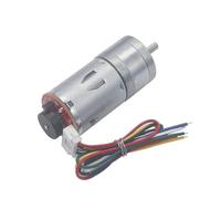 Motore di ingranaggi con spazzola Encoder di velocità JGA25-370 in acciaio inox ingranaggi ad alta coppia DC 1 Pcs (12RPM,12V)