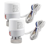 Motore di regolazione per riscaldamento a pavimento, 230 V, attuatore termoelettrico, senza corrente, chiuso, 2 pezzi, filettatura M30 x 1,5, attuatore per riscaldamento a pavimento, attuatore termico